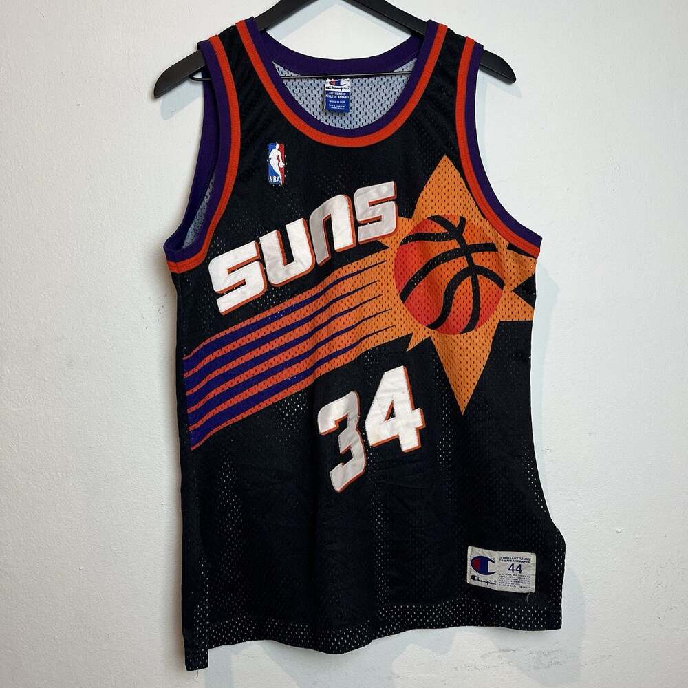 100% Authentic Charles Barkley Vintage Champion Phoenix Suns Jersey Size 44